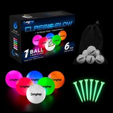 Upgraded Glow In The Dark Golf Balls Super Bright Light Up LED Golf Ball Resin