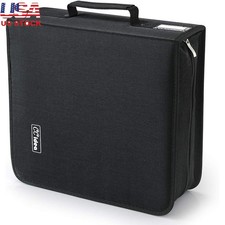 Durable Portable CD DVD Storage Case Organizer Travel W/ Handle Holds 264 Discs
