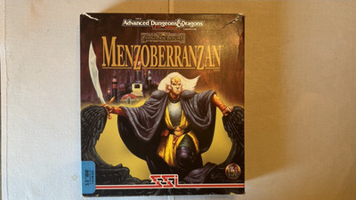 Dungeons & Dragons SSI Forgotten Realms Menzoberranzan 3.5 IBM Disk Complete