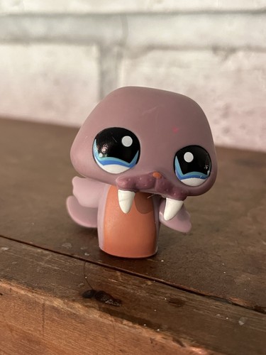Figurine Littlest Pet Shop Hasbro, Référence Petshop Morse 1119, Animal Marin - Occasion