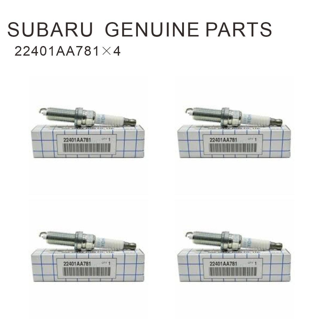 SUBARU Genuine Set Spark Plug 4pcs 22401AA781