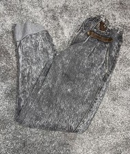 Vintage 80s/90s Oslo Acid Wash Tapered Jeans size W33.5