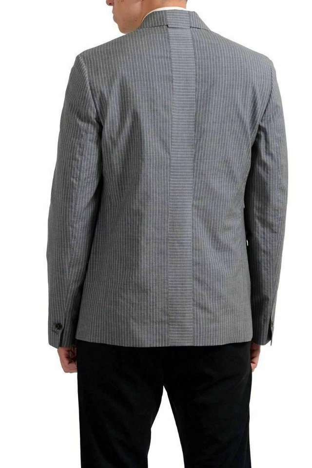 Blazer Abrigo Deportivo Maison Martin Margiela Para Hombre Lana Rayas EE. UU. 38 IT 48 Foto 2 de 4