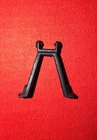 Vtg GI Joe 1989 Gnawgahyde RIFLE BIPOD support Dreadnok weapon accessory part