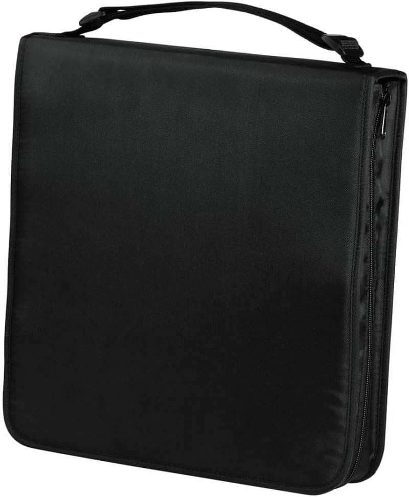 Pochette pour 160 CD / DVD / Blu-Ray avec classeur de rangement intérieur