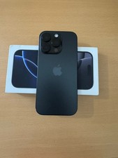 Apple iPhone 16 Pro 256GB, Black Titanium, Unlocked, Boxed