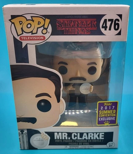 Mr. Clarke #476 Funko Pop Summer Conv. Exc Stranger Things