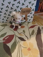 Kurt S. Adler Fat Free Pig Happy Farm Ornament piggy 