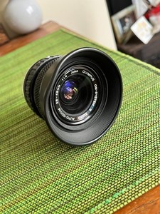 Olympus camera lens 28-48mm 1:4 zoom lens black used