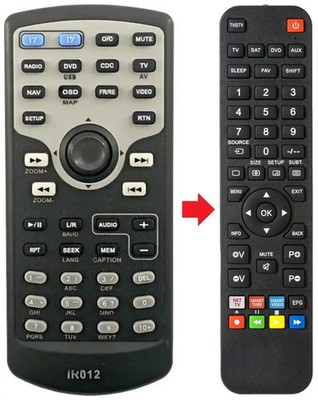 Fernbedienung geeignet für MACROM M-AVM6010 | MAVM6010