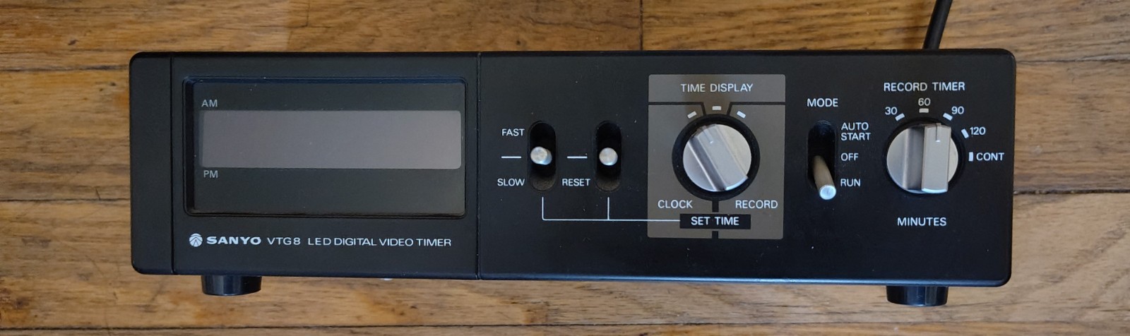 Sanyo VTG 8 LED Digital Video Timer, Model VTG 8, MPN VTG 8, Video Timer