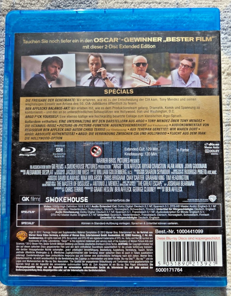 Argo - Extended Cut [2 Blu-rays]  Ben Affleck - Bild 2 von 3