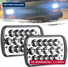 H6054 LED Headlights, 2Pcs Rectangular 5x7 7x6 LED Headlight Hi/Low Sealed Beam