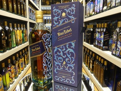 Johnnie Walker Blue Label Whisky Limited Edition Design Xordinaire Cask Finish