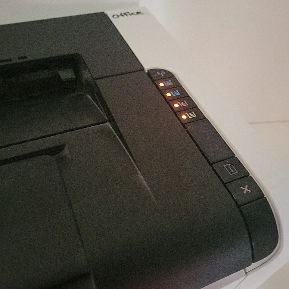 hp Laser Jet CP1025nw Color Printer Bluetooth W/ Cords & Manual ( no toners) - Image 2 of 4