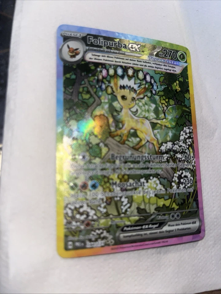 Pokemon Prismatische Entwicklungen Folipurba ex SIR 144/131 Near Mint deutsch - Bild 2 von 3