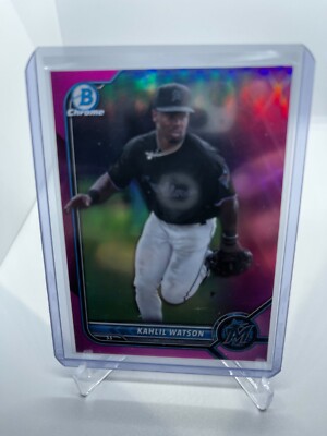 2022 Bowman Chrome Khalil Watson Prospect Pink Refractor Prospect RC 105/199 SP