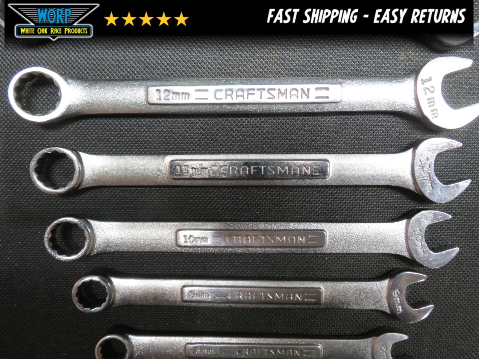 CRAFTSMAN USA COMBINATION WRENCH SET METRIC 6 8 9 10 11 12 13 14 15 16