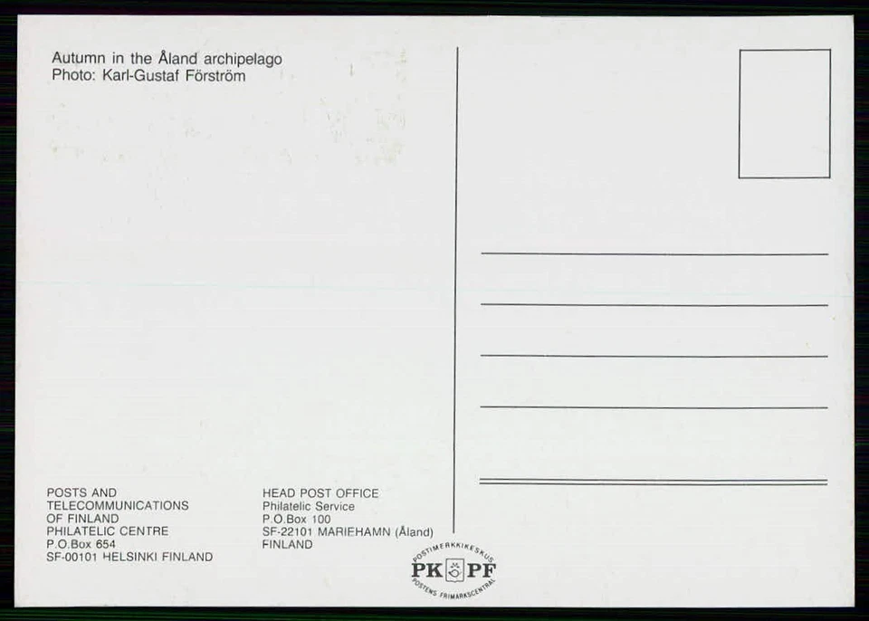 芬兰-爱尔兰展览卡 1987 年意大利自然桥 m5764 — 第 2/2 张图片