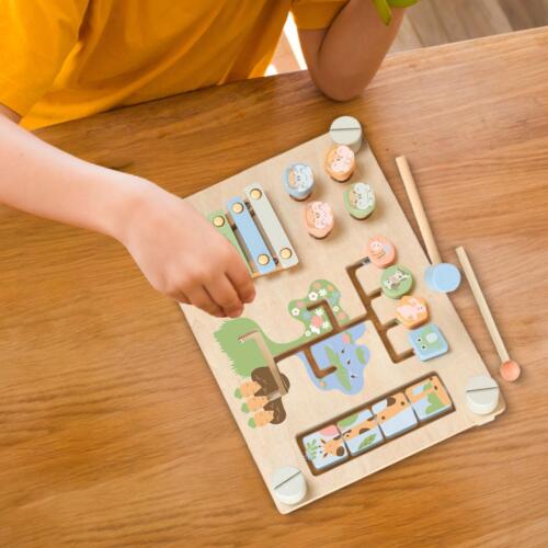 Doppelseitiges Busy Board, Lernspielzeug, Ausrüstung, Vorschul-Lernaktivität - Bild 1 von 12