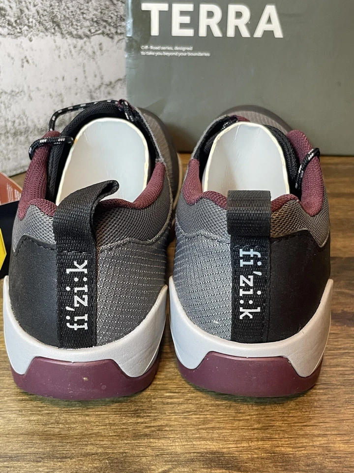 Zapatos de Ciclismo Fizik Terra Ergolace X2 Antracita Uva, ¡Nuevos!   US-5 1/4, EU-37 Foto 4 de 4