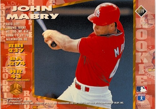 1995 Sportflix UC3 Baseball Cards - U Choose .35 Shipping Each Card - Picture 49 of 65