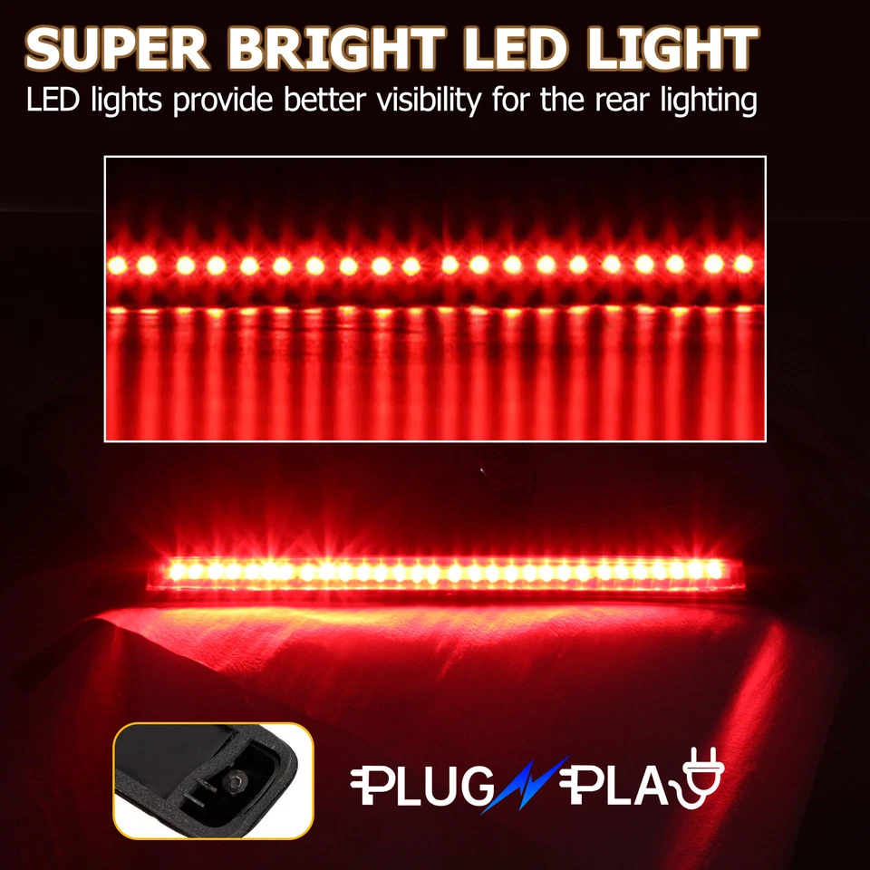 3rd Third Brake Tail Light Lamp For 92-09 Chevy GMC Suburban C/K1500 2500 Tahoe - Image 3 of 4