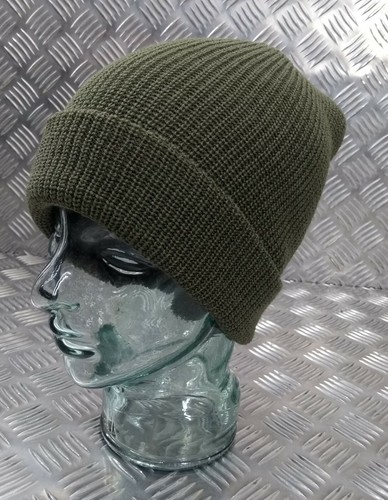 Genuine US Army Green or Black Beanie 