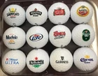3 Dozen (Assorted Beer Logos) Callaway Chrome Tour X Brand New Golf Balls No Box