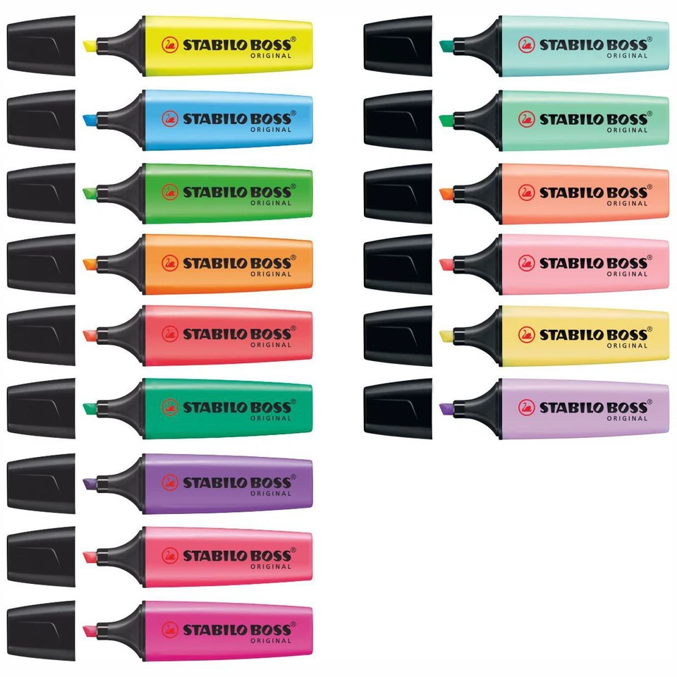 STABILO Textmarker BOSS Tischset 15 Stück / 15 Farben - Bild 4 von 4