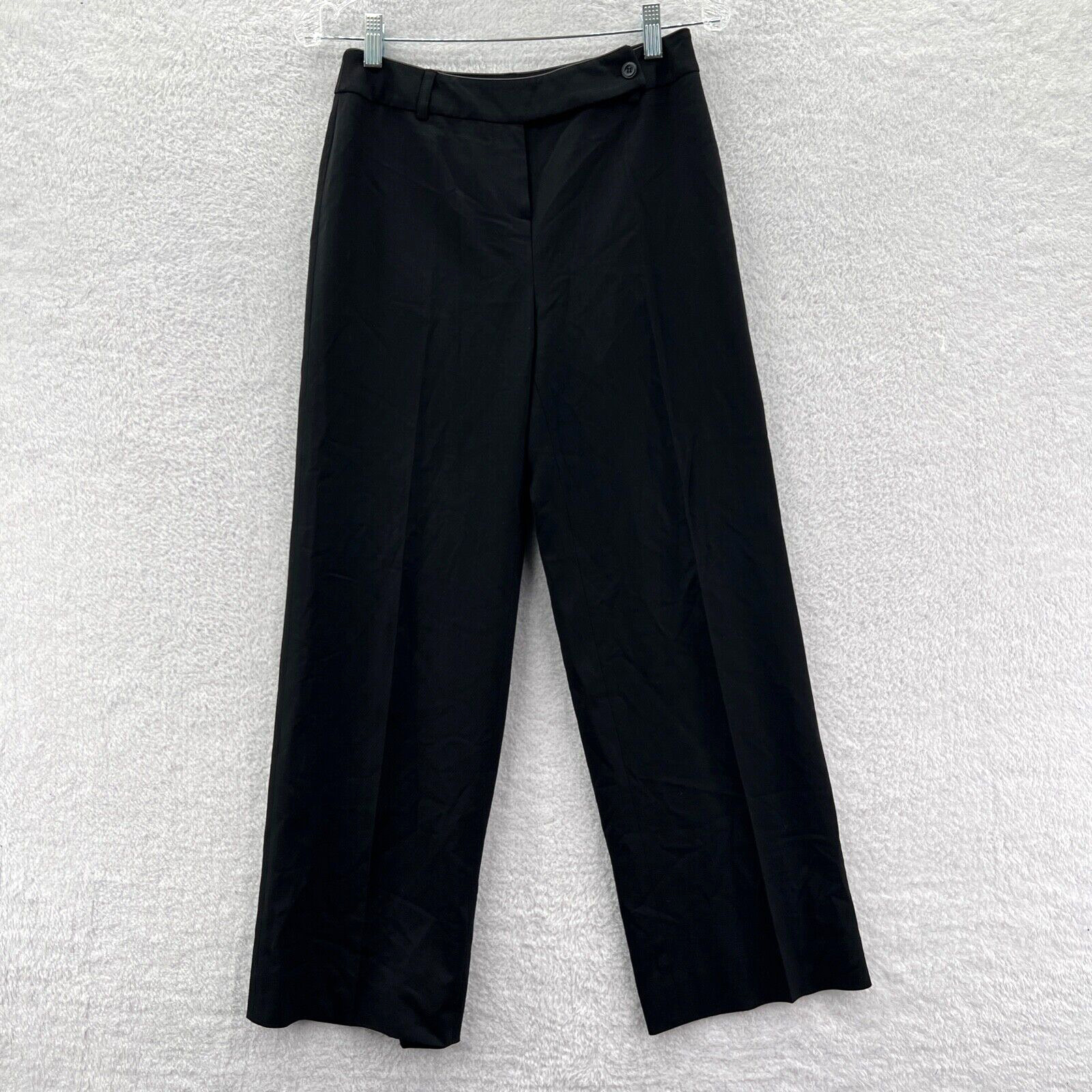 Kate Hill Dress Pants Womens 4P Black 26x28 Pleat… - image 1