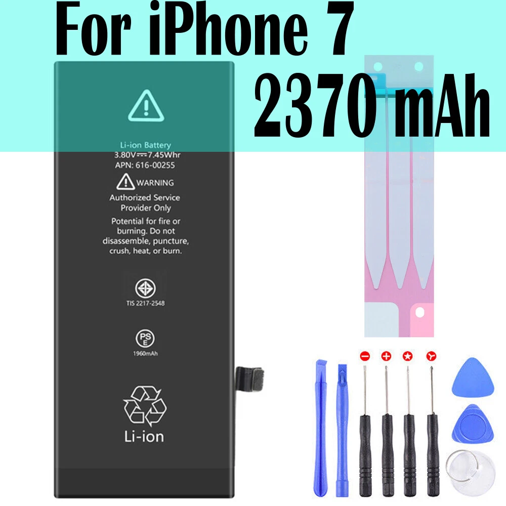 For Apple iPhone 7 Super Capacity Battery Replacement - For iPhone 7 -  2370mAh