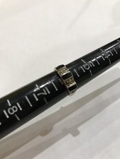 sterling silver rings Marked 925 With 3 Black Stones. Size 6