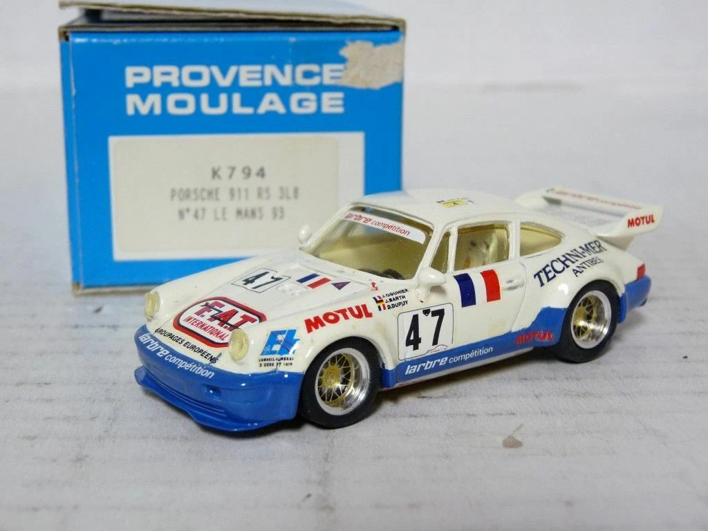 Maquette 1/43 Provence Moulage - Porsche 911S Rallye Monte-Carlo 1970 - Waldegård/Larrousse - RARE