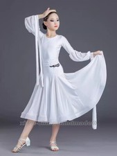 2026 Childrens Latin Salsa Ballroom Dance Dress Girls Dancewear Costumes set
