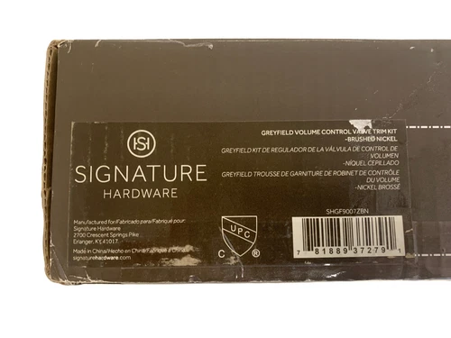 Signature Hardware SHGF9007ZBN Greyfield Diverter Trim **SAME DAY SHIP** - Picture 4 of 4