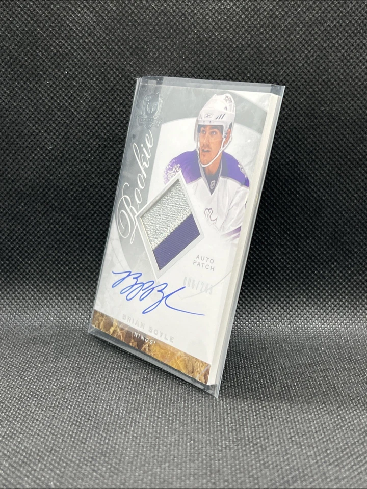 2008-09 UPPER DECK THE CUP PATCH AUTO #006/249 BRIAN BOYLE ROOKIE EXQUISITE GEM - Image 3 of 4