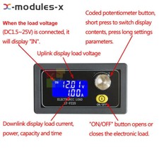 FZ35 Constant Current Electronic Load Module Battery Discharge Capacity Tester