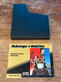 Nobunaga's Ambition (NES, 1989) w/Instructions BATTERY SAVES TESTED & CLEANED