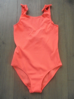 Costume Intero M&amp;S Marks &amp; Spencer Corallo Bambina 15-16 Anni &ndash; Disney, Protezione UV, Resistente Al Cloro