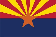 ARIZONA STATE FLAG DECAL STICKER 3M VINYL USA MADE TRUCK VEHICLE WINDOW WALL CAR