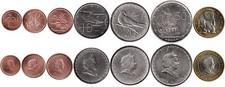 Cook Islands 1, 2, 5, 10, 20, 50 Cents, 1 Dollar 2010