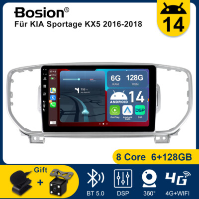 9'' Für KIA Sportage KX5 2016-2018 Android 14 Autoradio Stereo GPS Navi Carplay