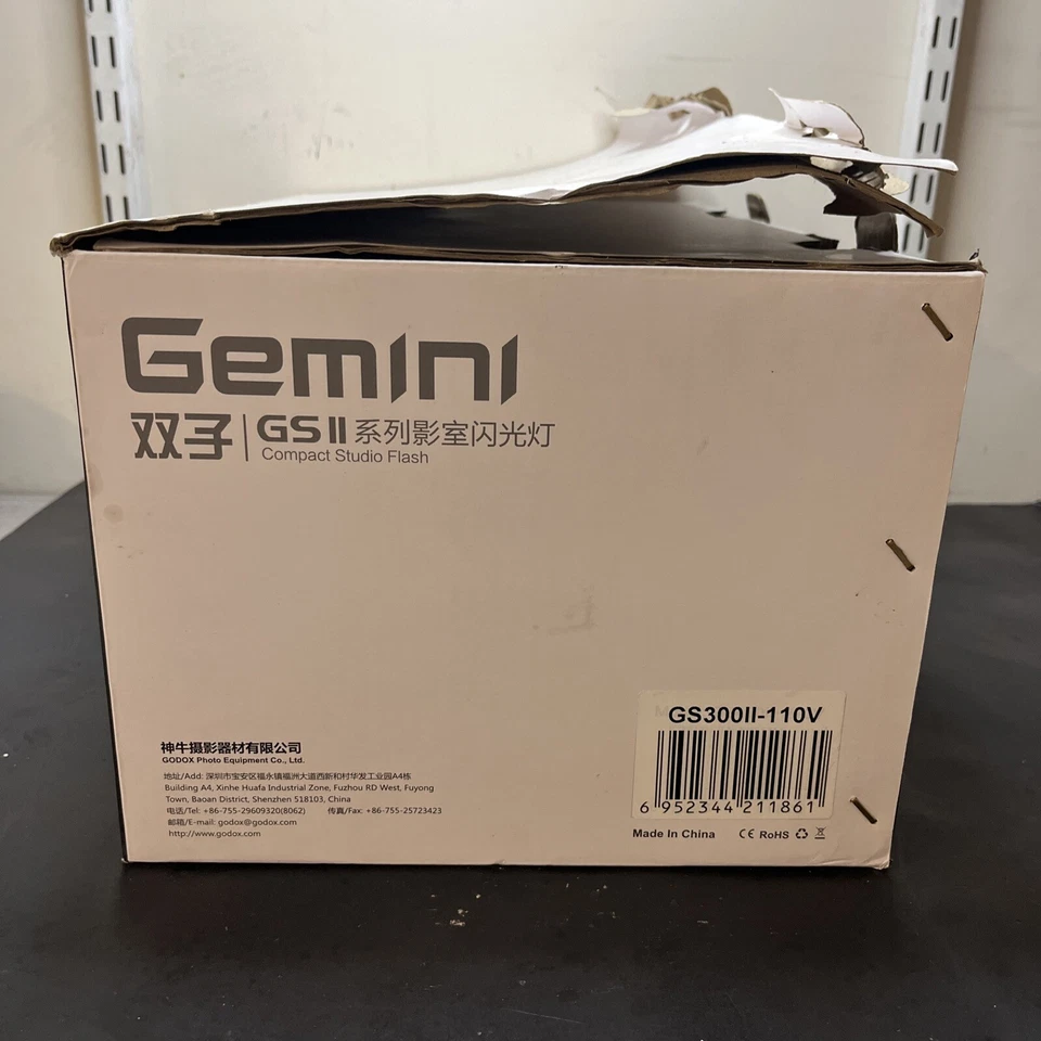 🔥🔥🔥Godox Gemini GS300II 110V Studio Flash Light Monolight Strobe - Image 2 of 4