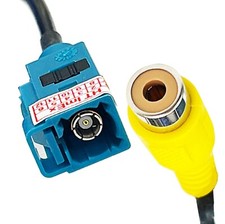 Cinch Fakra Adapter kompatibel mit Ford / Blaupunkt NX ab 10.2009 Werkradio Navi