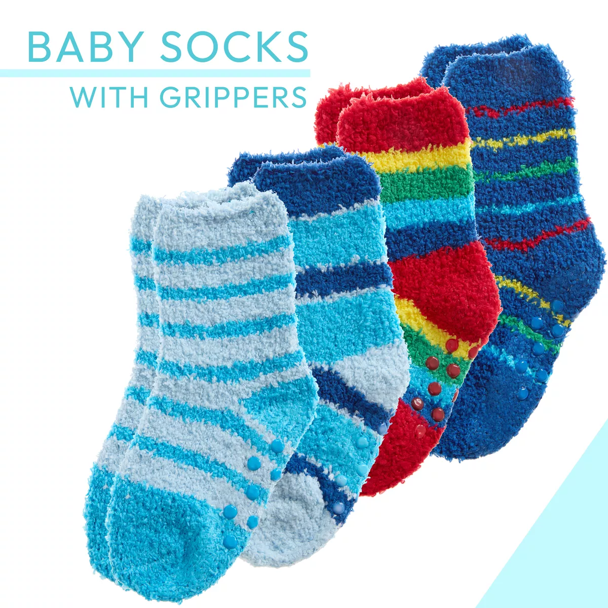 Slipper socks for baby best sale boy