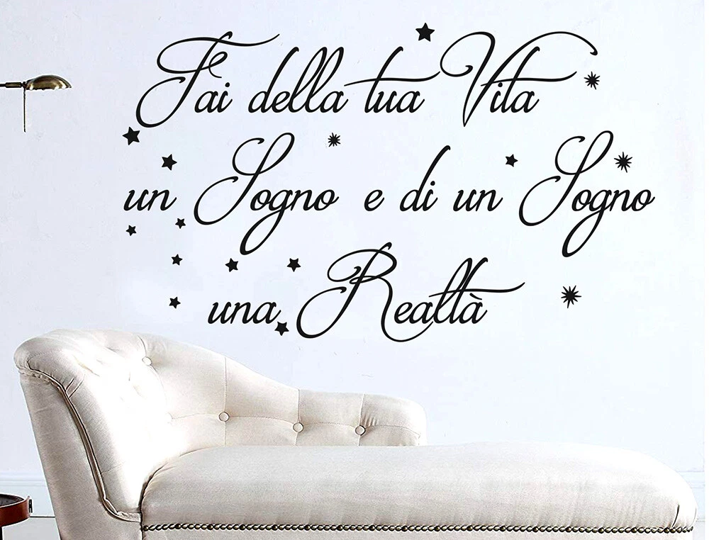 Adesivi Da Parete Motivazionali Per La Casa Per Camera Da