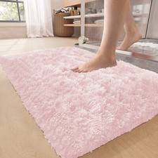 Non Slip Bath Mat Extra Large Shaggy Bathroom Rug Water Absorbent Toilet Mats