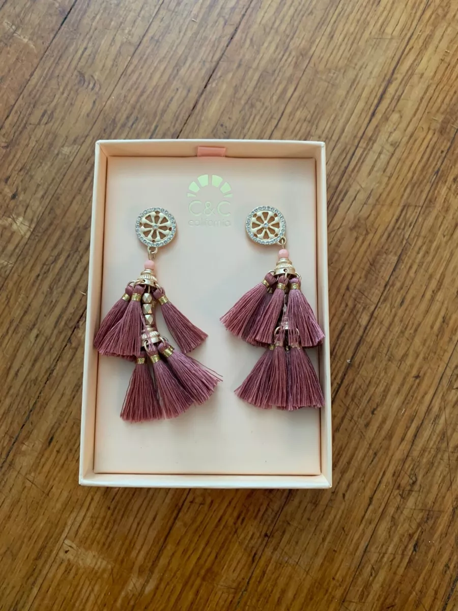 C C California Earrings NIB