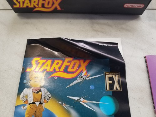 Star Fox (Super Nintendo, 1995) Juego SNES EN CAJA MUY BONITO Completo en caja - Imagen 7 de 24